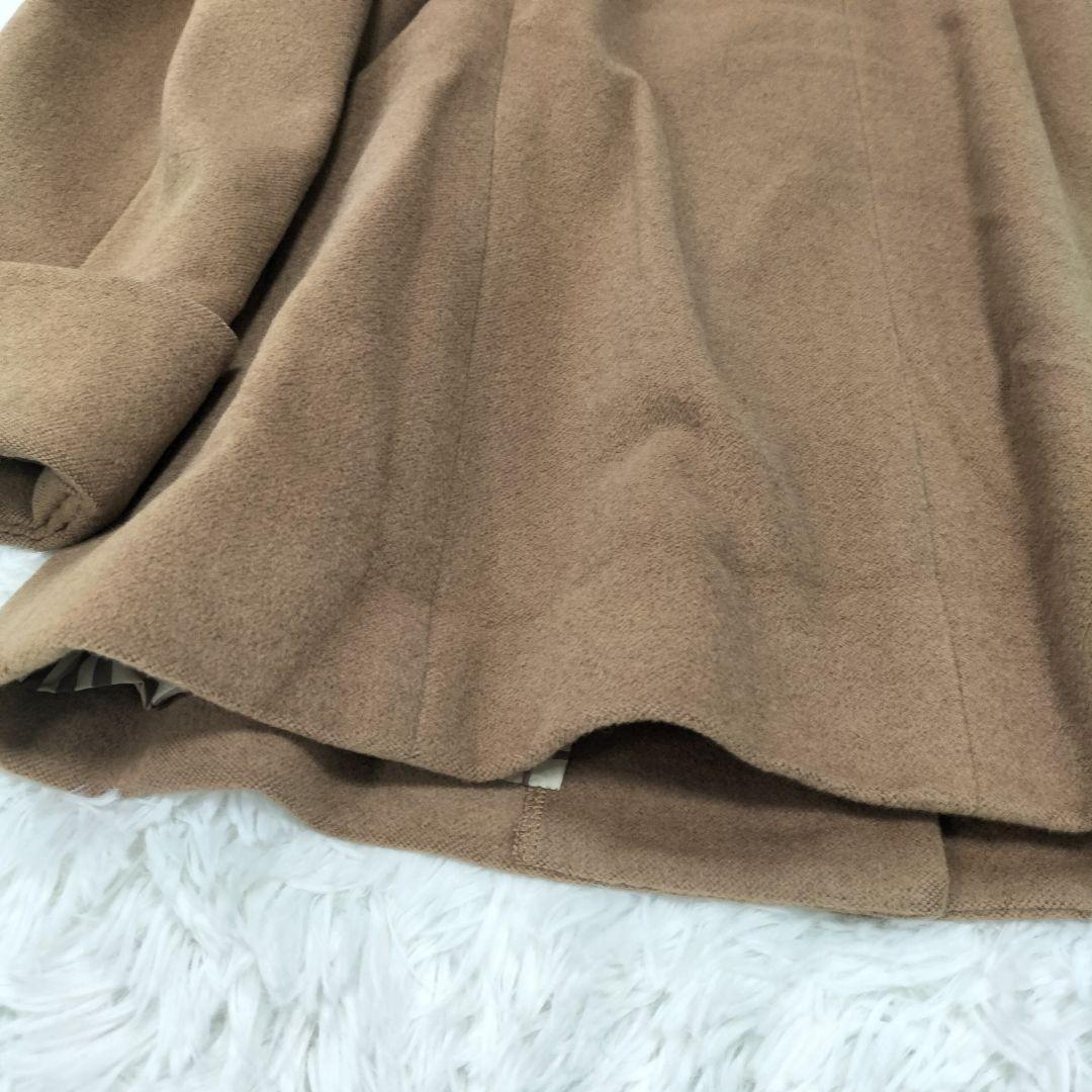 【バーバリーロンドン】 アンゴラ混 ノヴァ ステン カラーコート 大きいサイズ