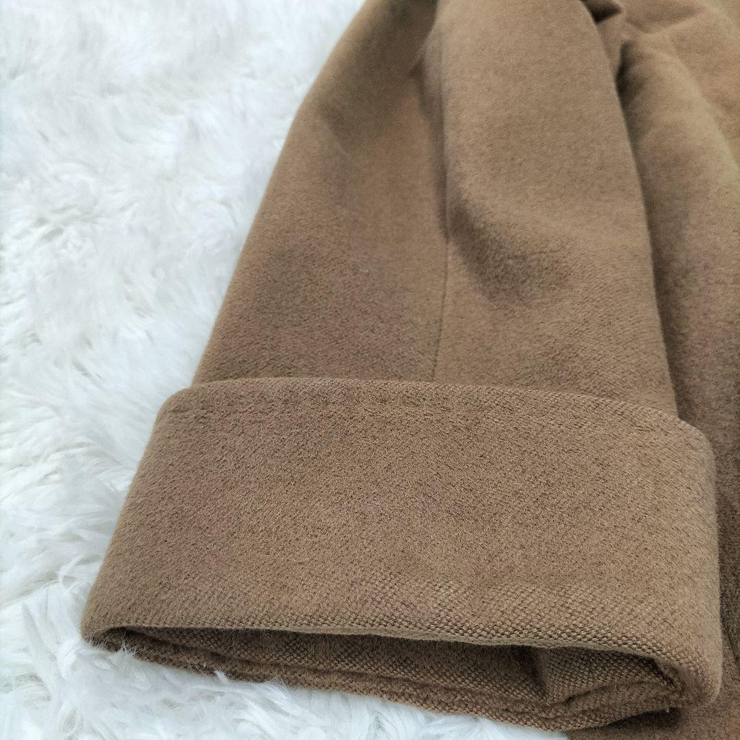 【バーバリーロンドン】 アンゴラ混 ノヴァ ステン カラーコート 大きいサイズ