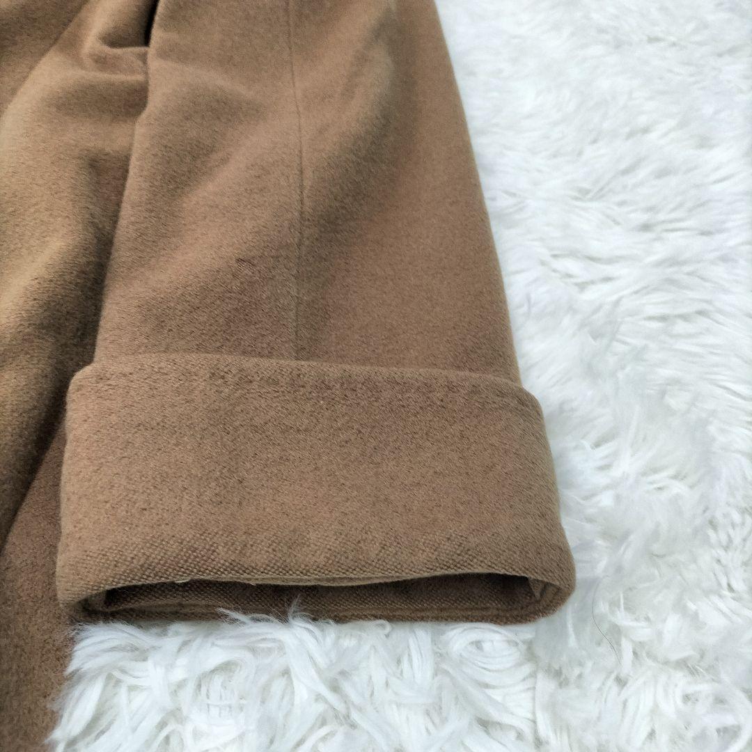 【バーバリーロンドン】 アンゴラ混 ノヴァ ステン カラーコート 大きいサイズ