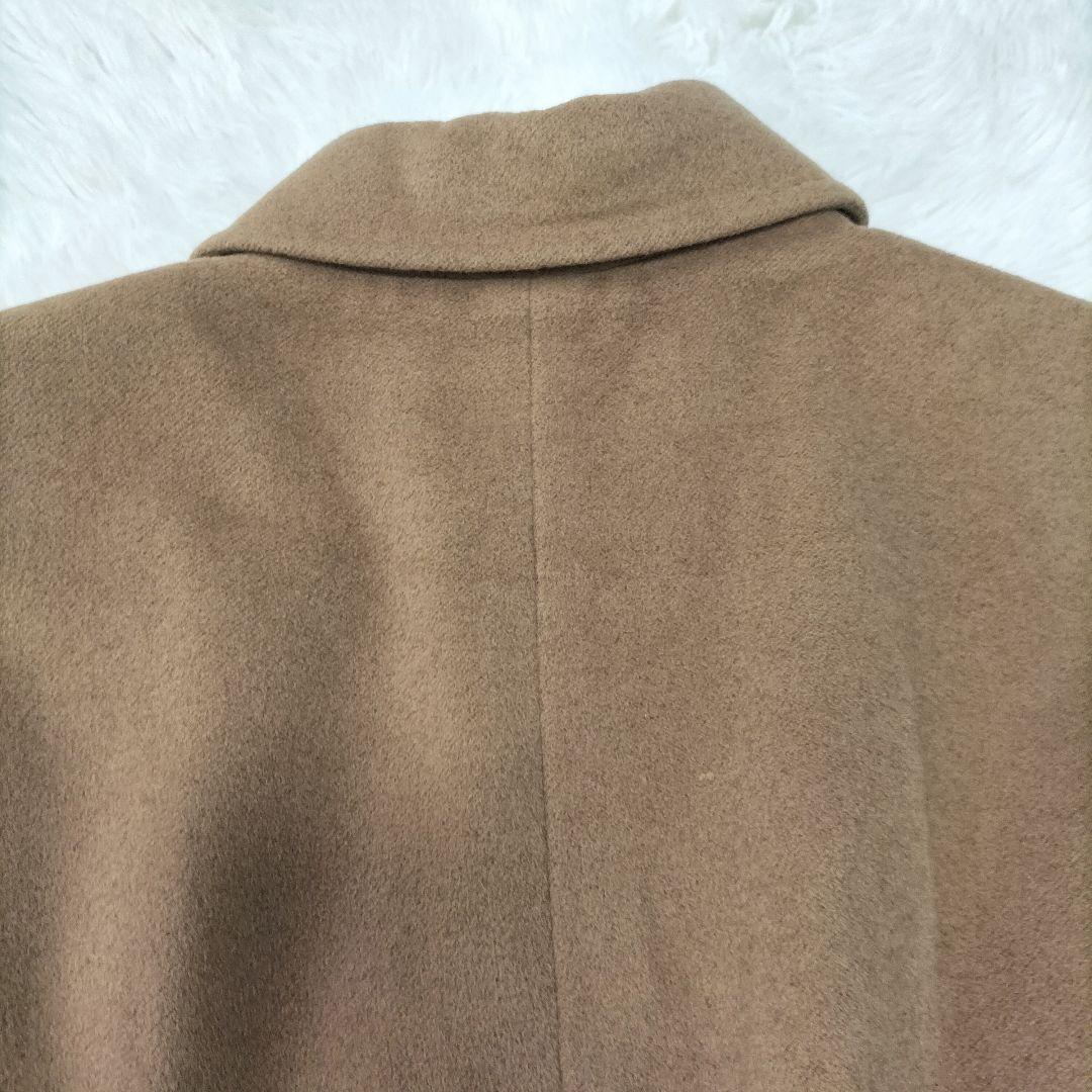 【バーバリーロンドン】 アンゴラ混 ノヴァ ステン カラーコート 大きいサイズ