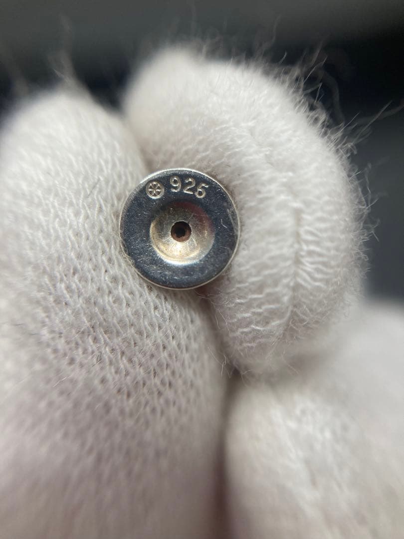 Justin Davis クロスピアス 片耳用　925 K18