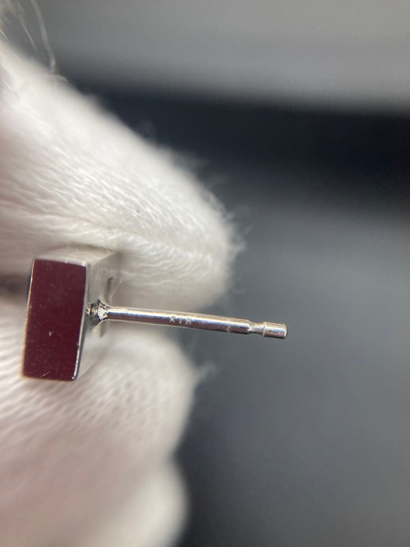 Justin Davis クロスピアス 片耳用　925 K18