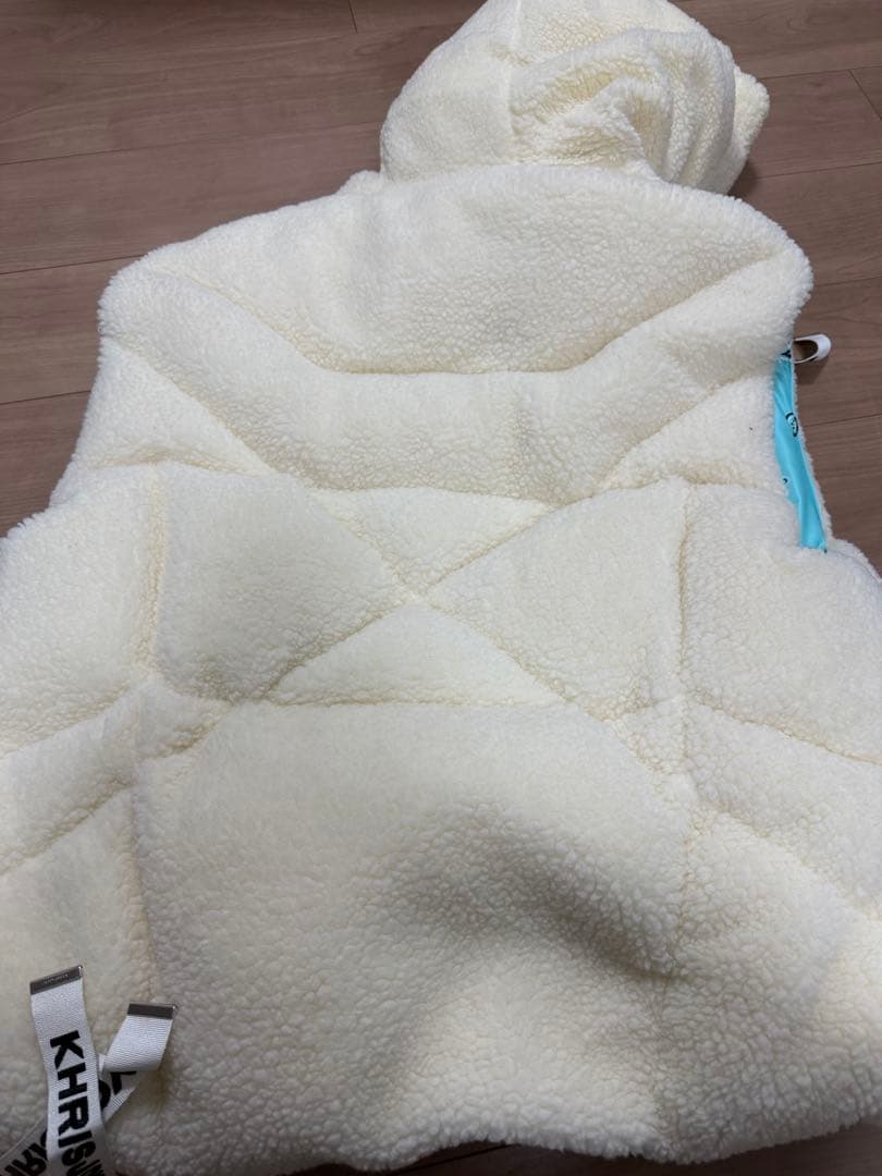 クリスジョイ KHRISJOY ダウンベスト　リバーシブル　ペイズリー柄