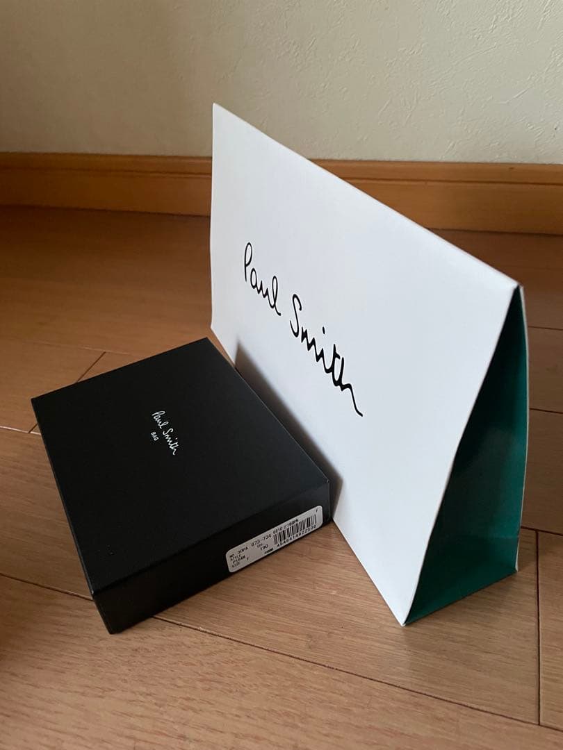 【美品】Paul Smith ブライトストライプ　ラビット　二つ折り財布
