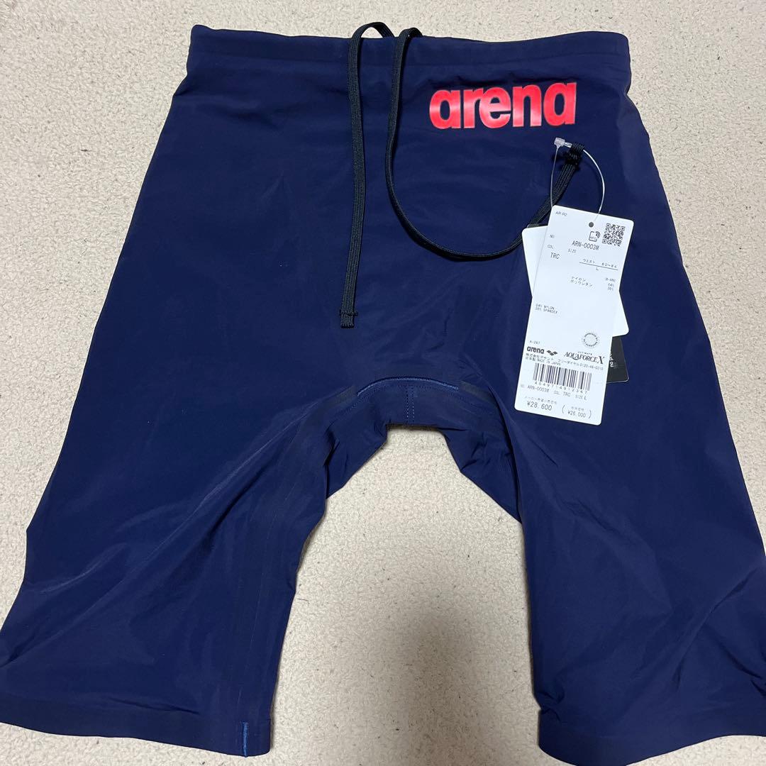 arena アクアフォース　Lサイズ ネイビー