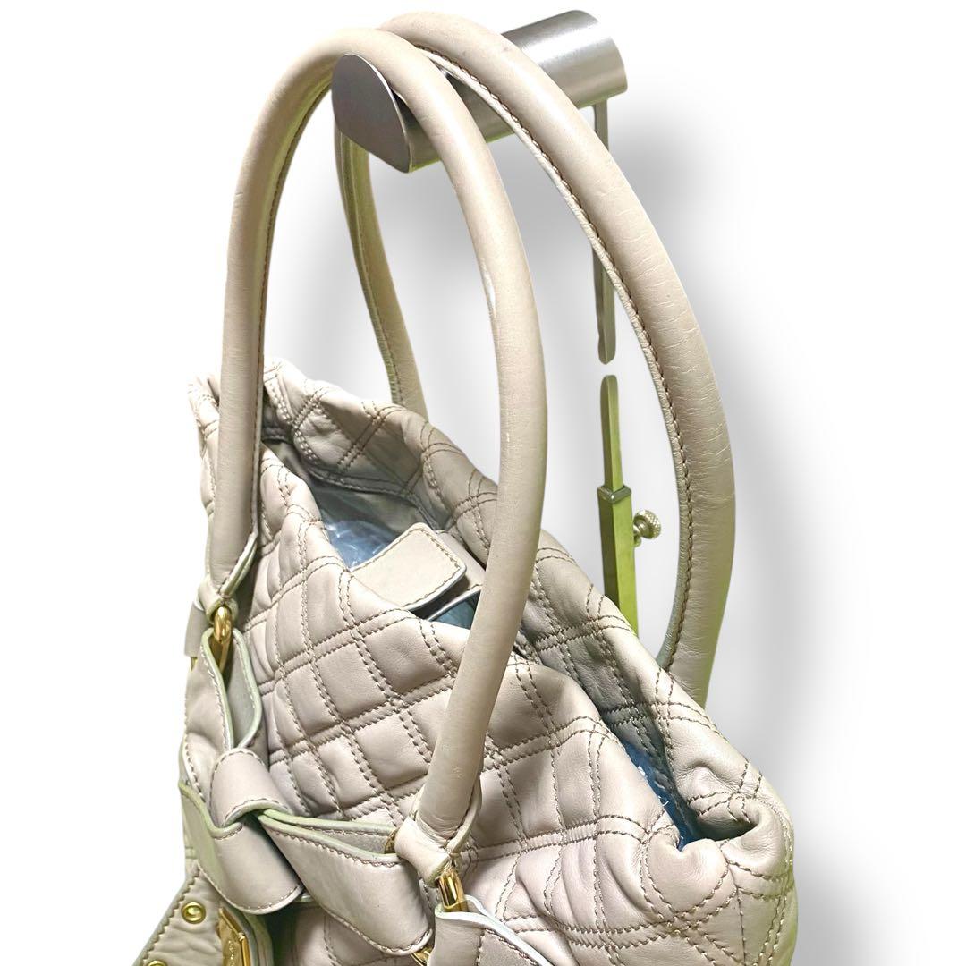 MARC JACOBS マークジェイコブス　キルティングレザー　トートバッグ　革