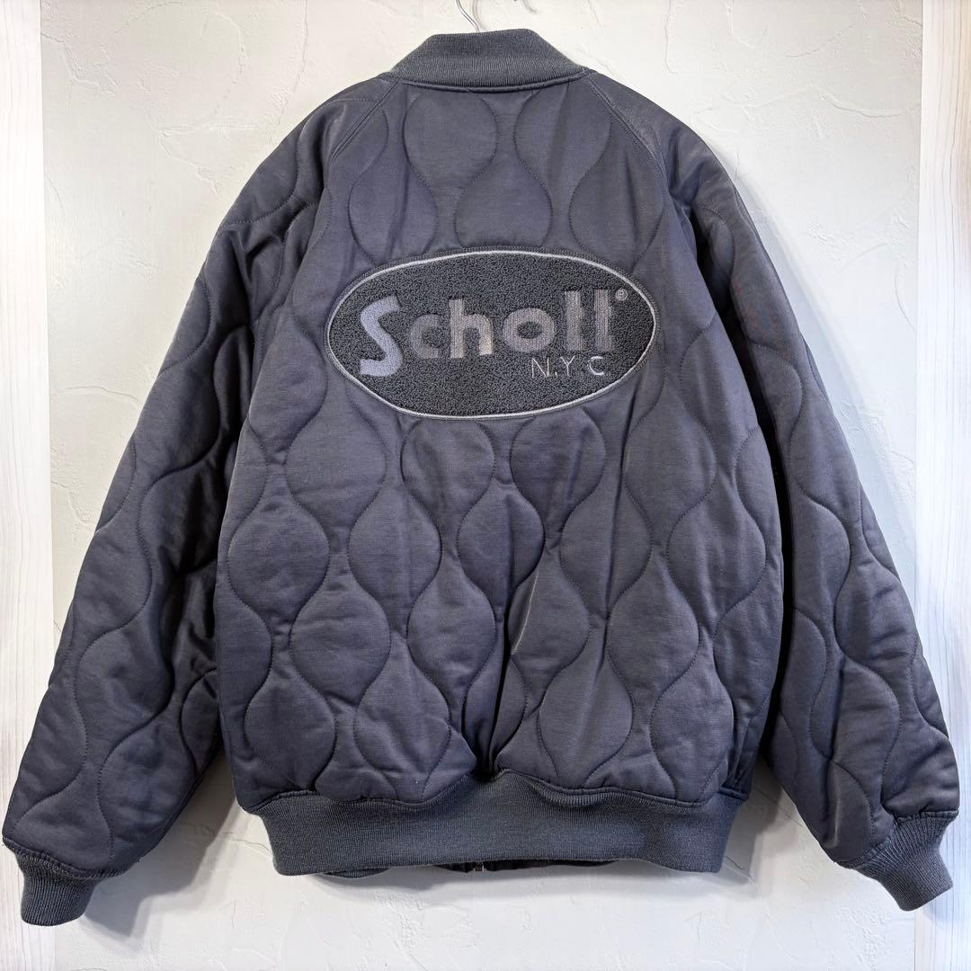 【schott】Onionquilted logo MA-1 jacket
