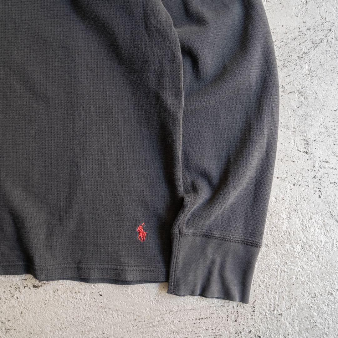 90s Polo Ralph Lauren フェード ヘンリーネック サーマル