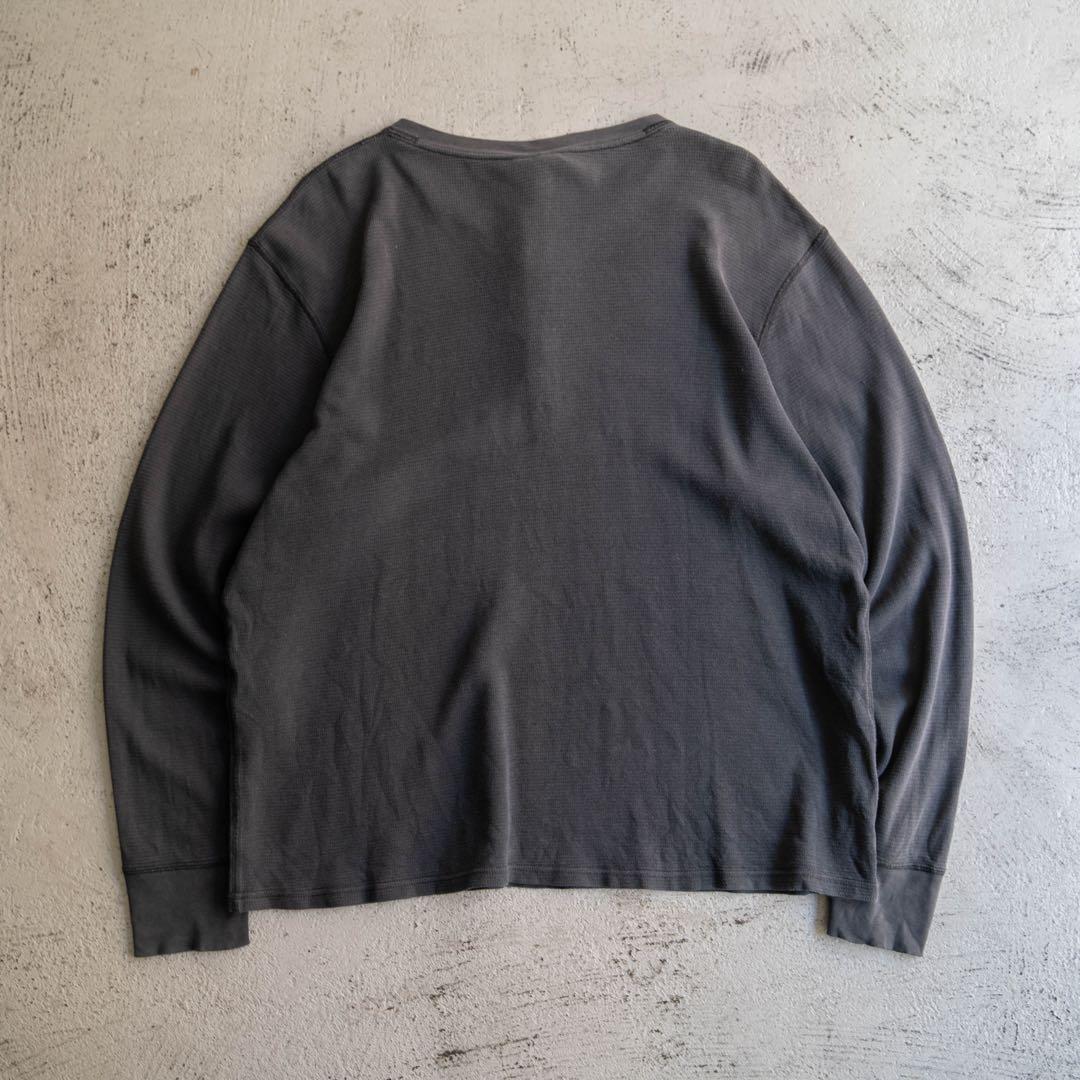 90s Polo Ralph Lauren フェード ヘンリーネック サーマル