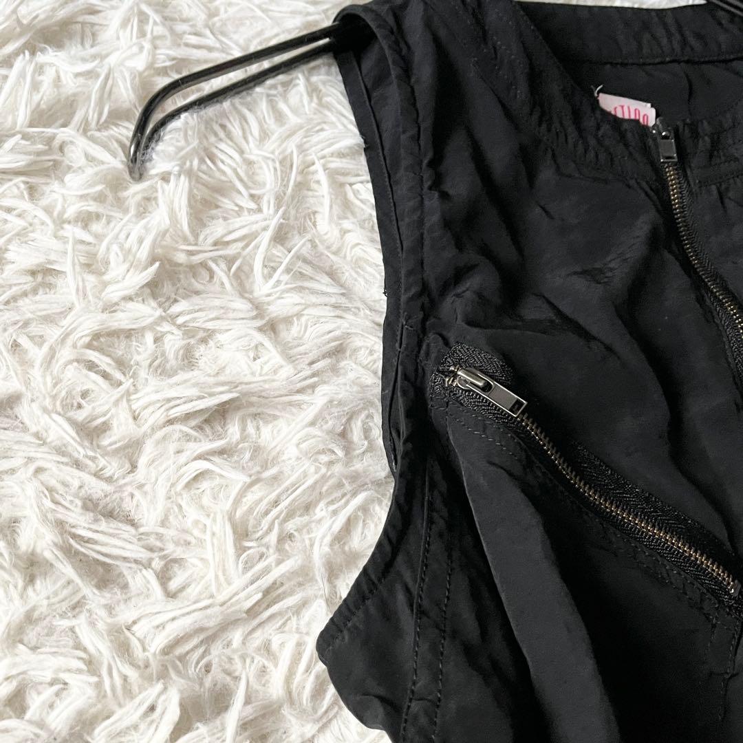 FETICO フェティコ SLEEVELESS NYLON JUMPSUITS