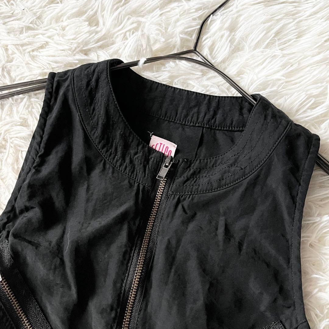 FETICO フェティコ SLEEVELESS NYLON JUMPSUITS