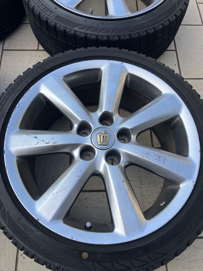 クラウン　純正ホイール　4本 スタッドレス装着 送料込み