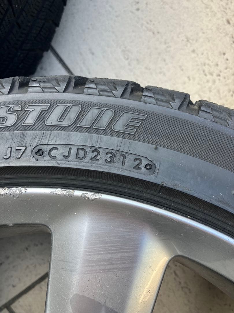 クラウン　純正ホイール　4本 スタッドレス装着 送料込み