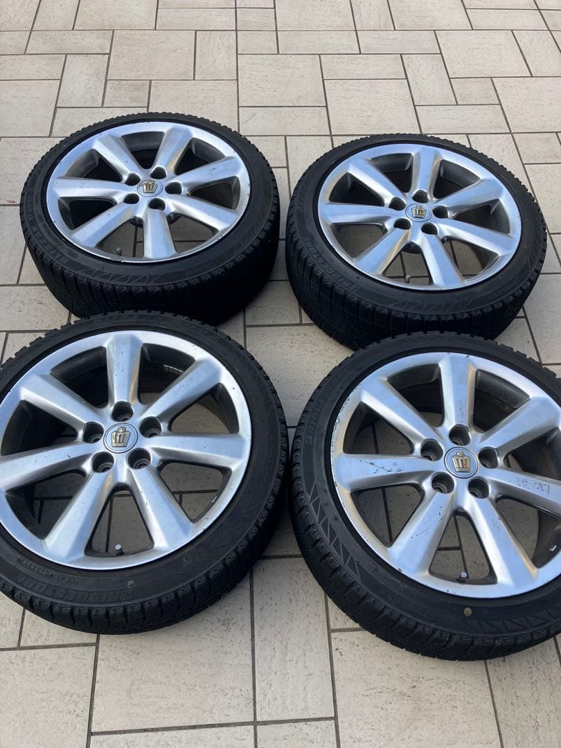 クラウン　純正ホイール　4本 スタッドレス装着 送料込み