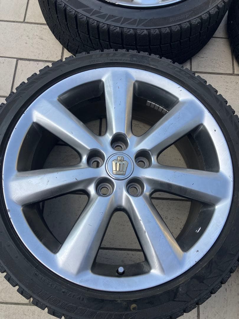 クラウン　純正ホイール　4本 スタッドレス装着 送料込み