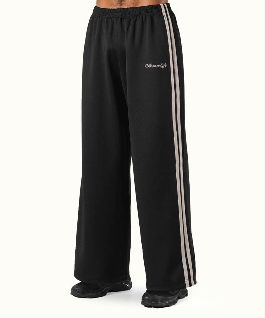 リフトLYFTブラック ストライプ ジャージ セットアップMサイズ