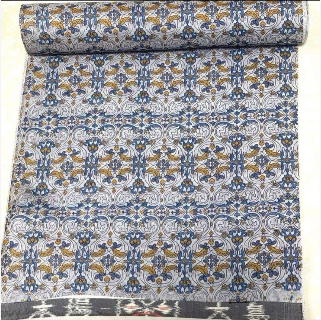 新品　本場大島紬　反物　染大島紬　芯なし発送　定価148000円　②