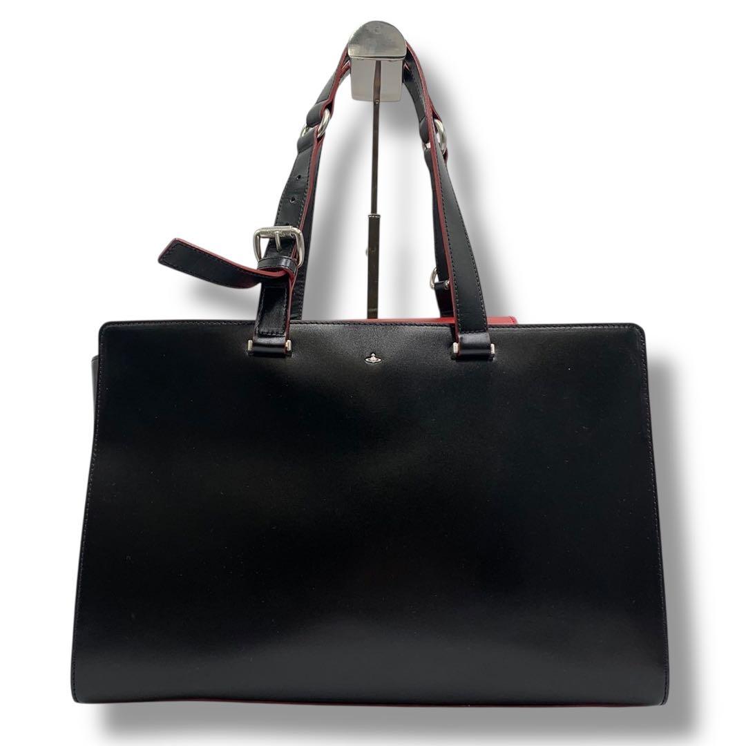 美品✨ヴィヴィアンウエストウッド シンプルタイニーオーブ トートバッグ 黒