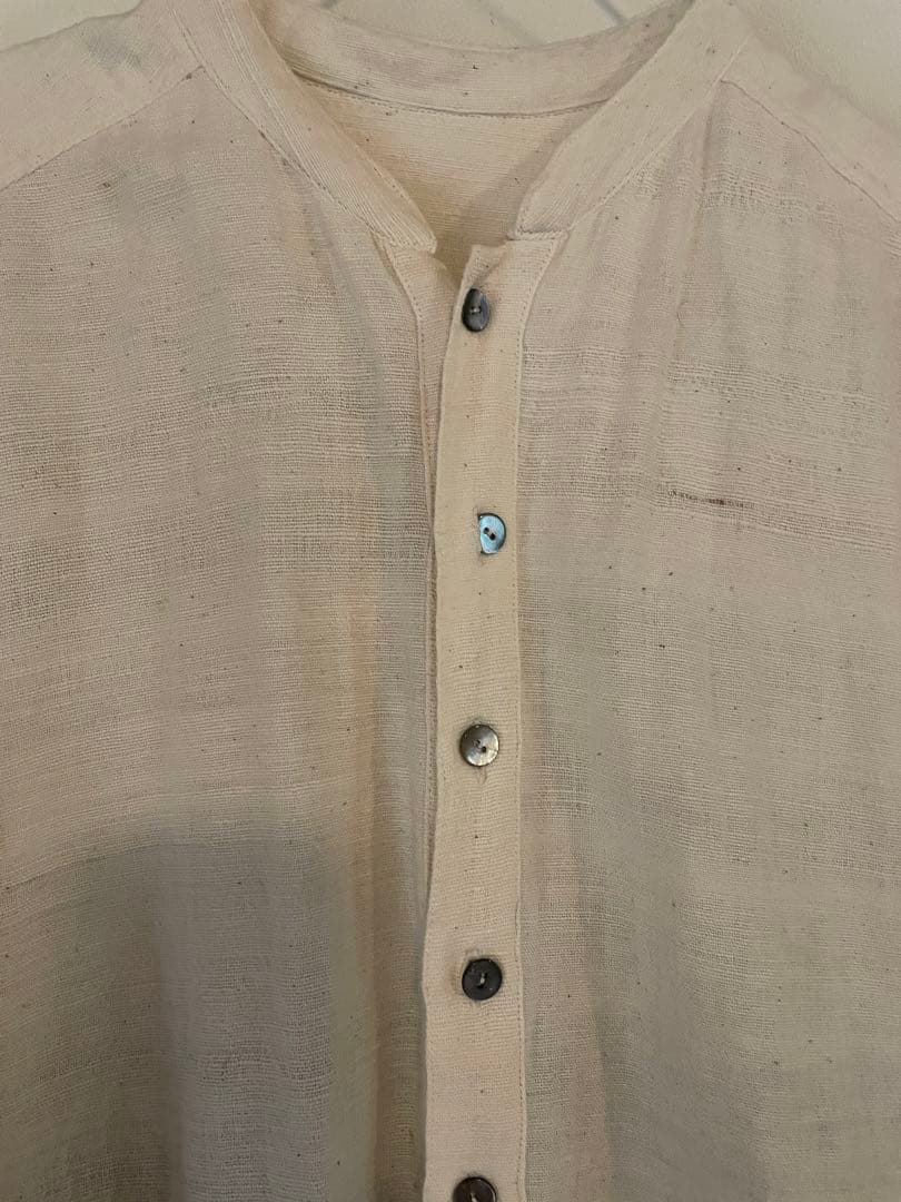 29800円　2024ss 手織り　オーガニック　うさと　ワンピース