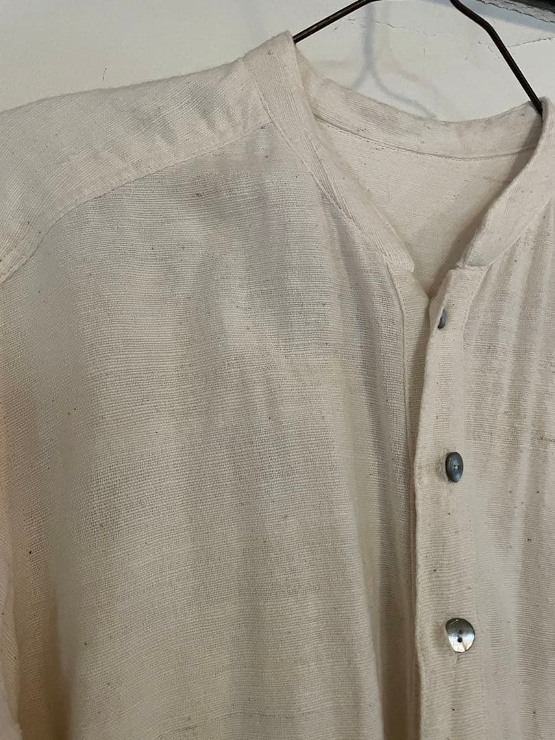 29800円　2024ss 手織り　オーガニック　うさと　ワンピース