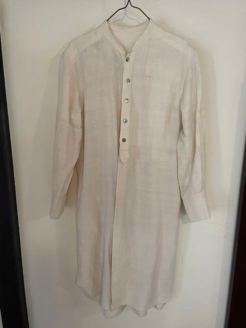 29800円　2024ss 手織り　オーガニック　うさと　ワンピース