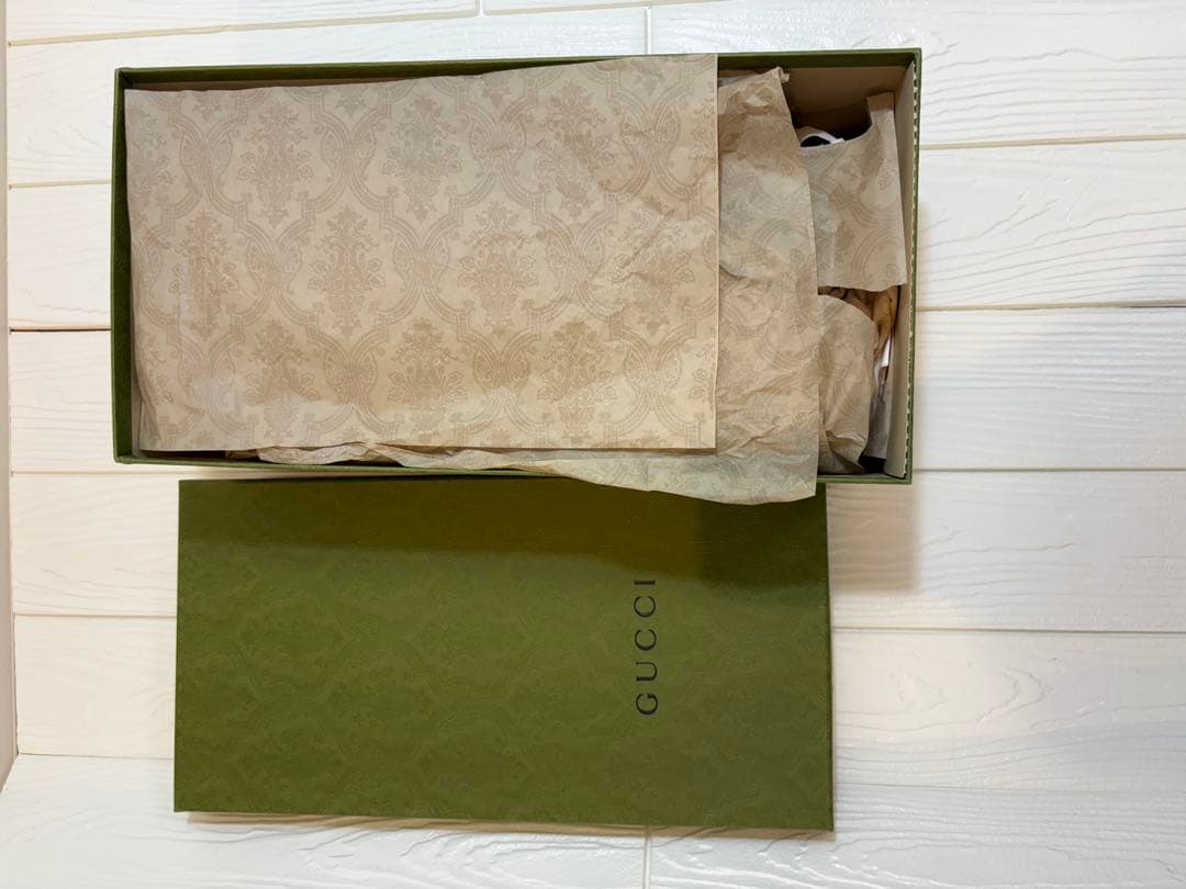 GUCCI 未使用インターロッキング　ブラック スライドサンダル　サイズ7