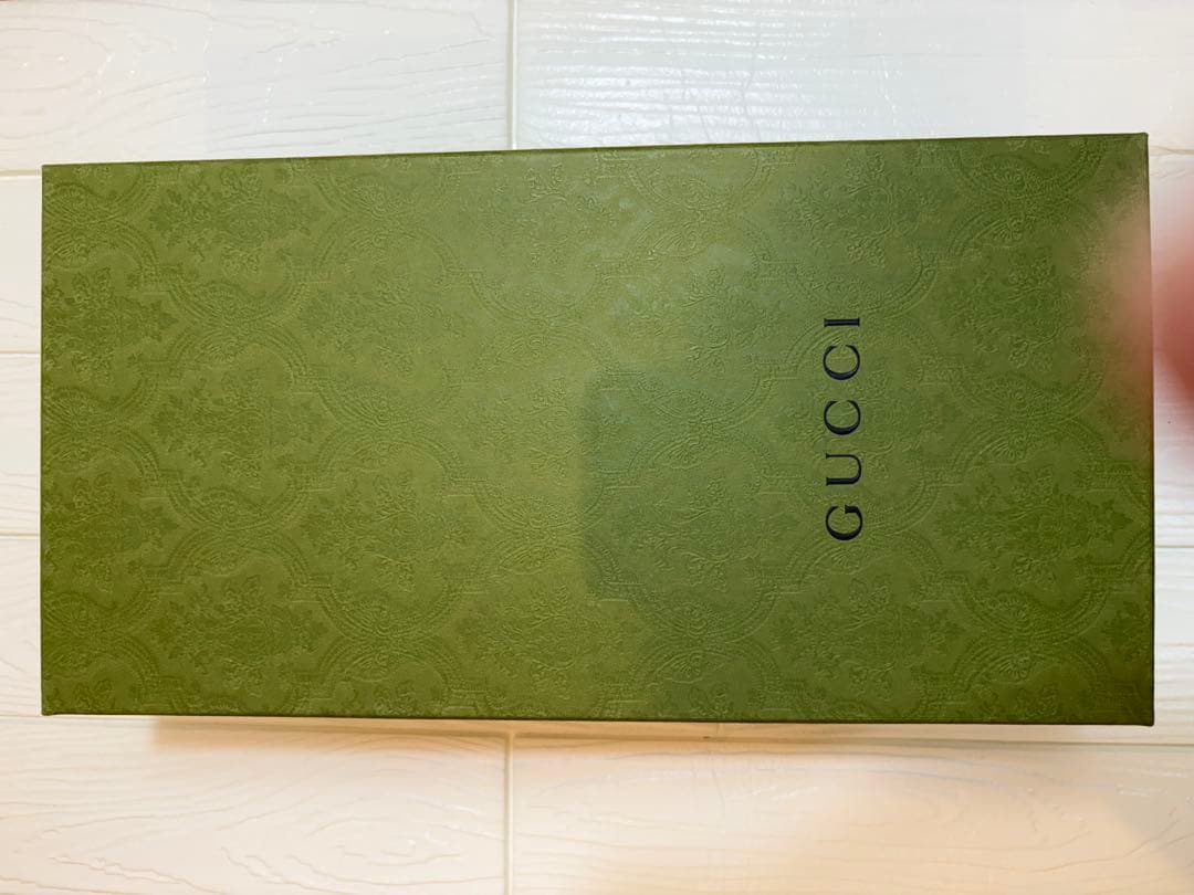 GUCCI 未使用インターロッキング　ブラック スライドサンダル　サイズ7