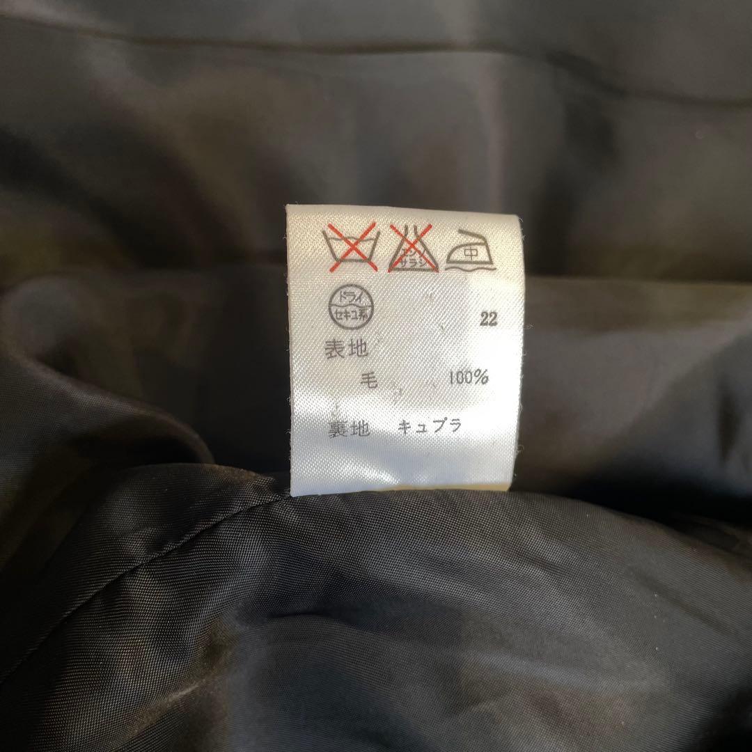 ラルフローレン ロング チェスター コート ベルト付き ウール ブラック