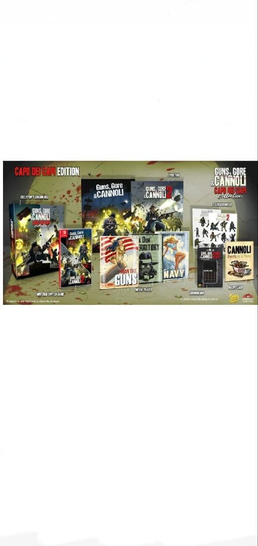 GUNS, GORE & CANNOLI 1500本限定版