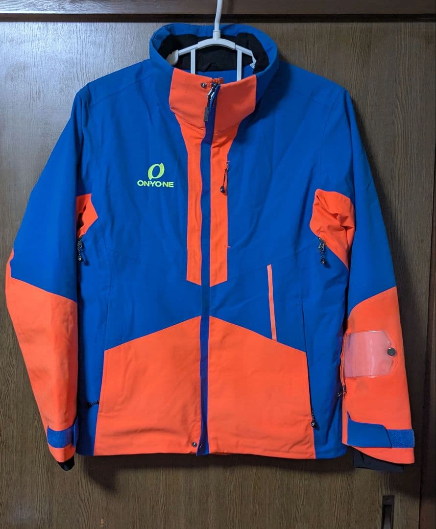 ON−YO−NE スキーウェア 青/オレンジ　ジャケットＬ