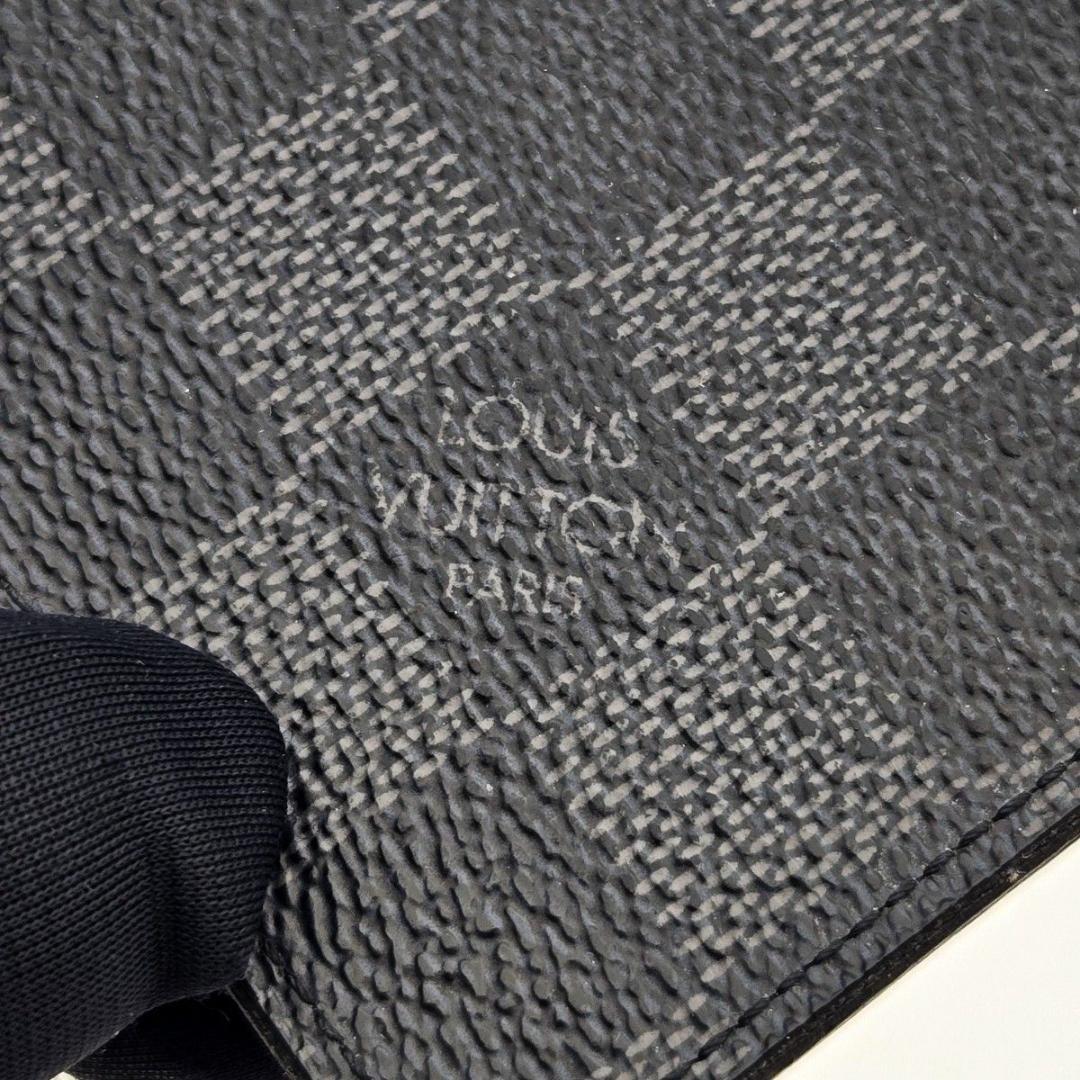 [箱/袋付] ルイヴィトン マネークリップ ダミエ グラフィット パンス