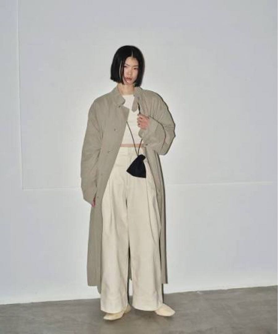 ジャケット・アウター soutiencollar trench coat todayful black