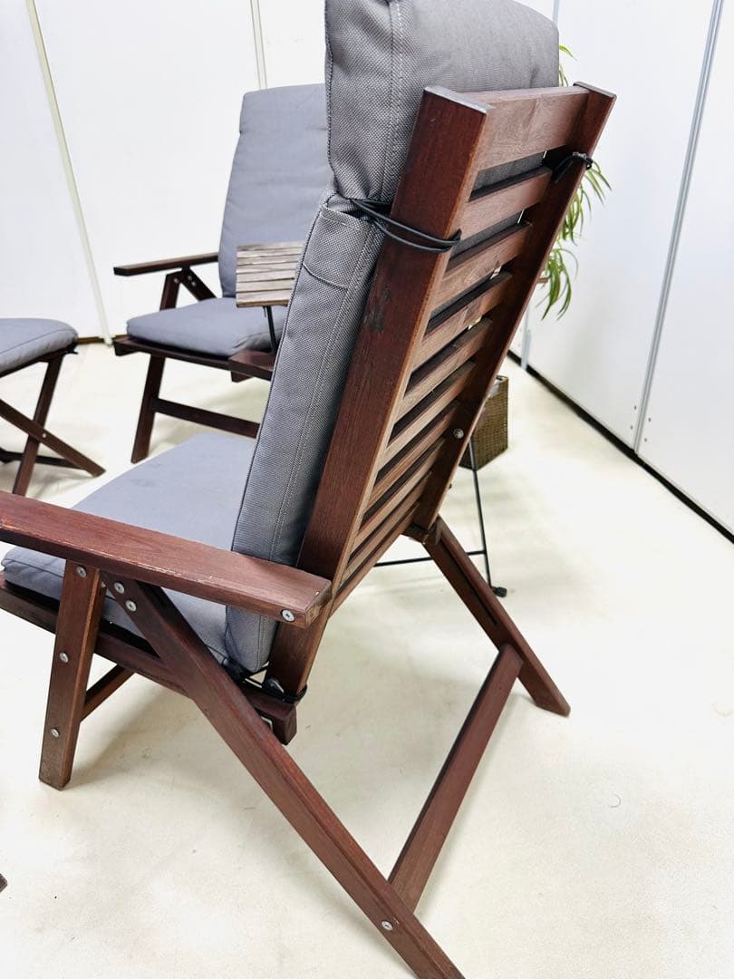 IKEA パーソナルチェア オットマン付き 5点セット