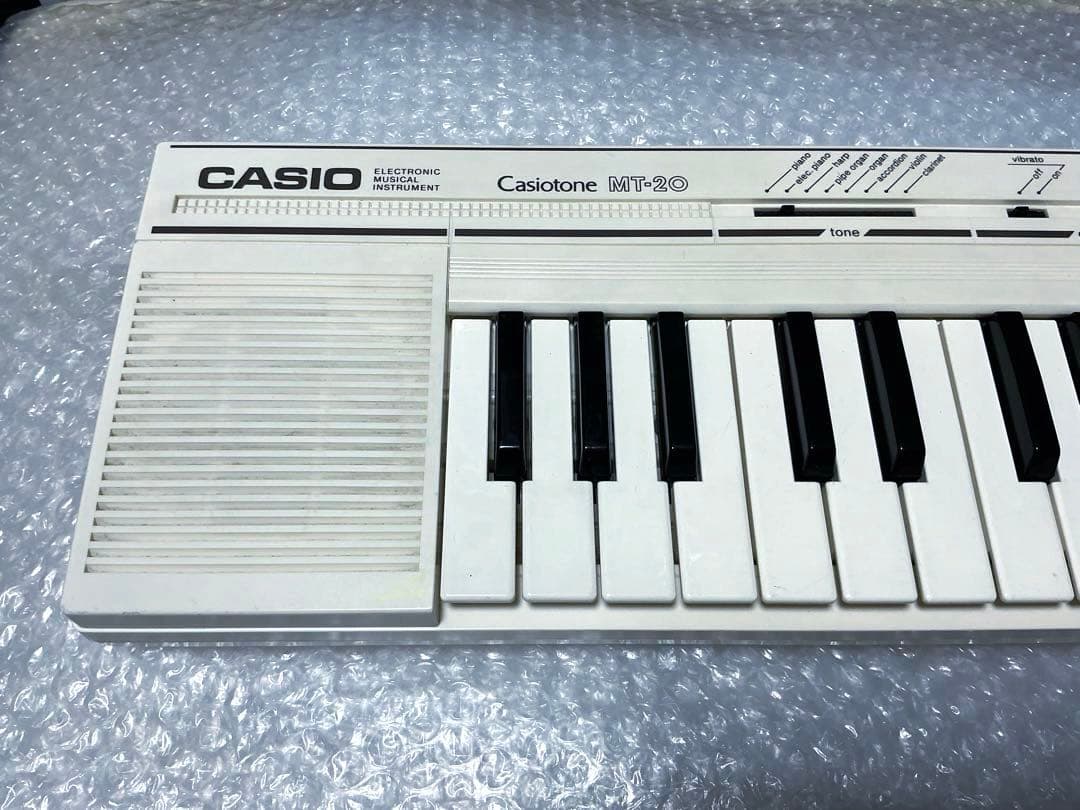 Casio MT-20 ホワイト☆ビンテージミニシンセサイザー☆希少レア☆