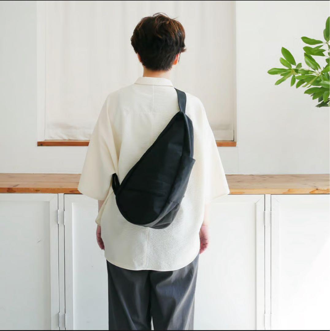 【ちっち様】テクスチャードナイロン Sサイズ ブラック　ヘルシーバックバッグ