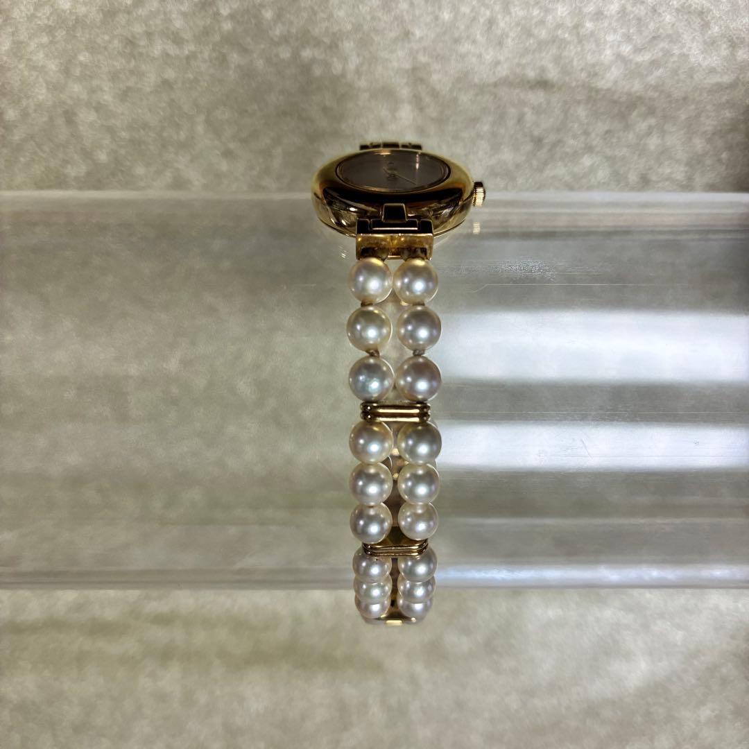 MIKIMOTO JAL パール 真珠 腕時計　電池交換済み