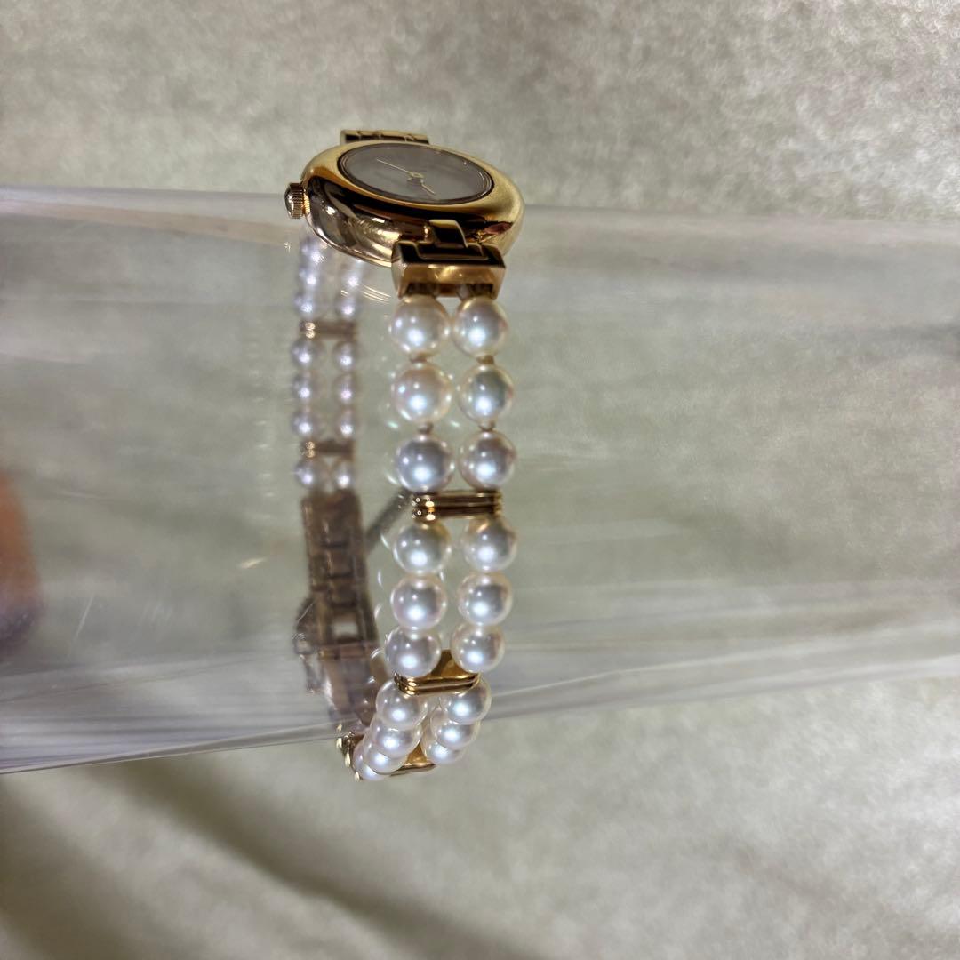 MIKIMOTO JAL パール 真珠 腕時計　電池交換済み