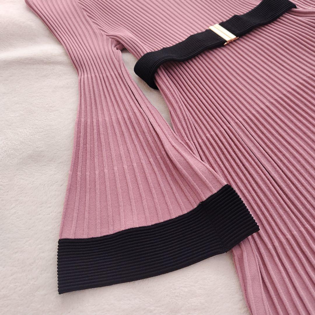 タグ付✨エポカ 23SS グラデーションリブ ニット ワンピース 40