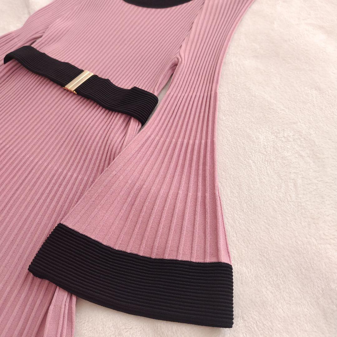 タグ付✨エポカ 23SS グラデーションリブ ニット ワンピース 40