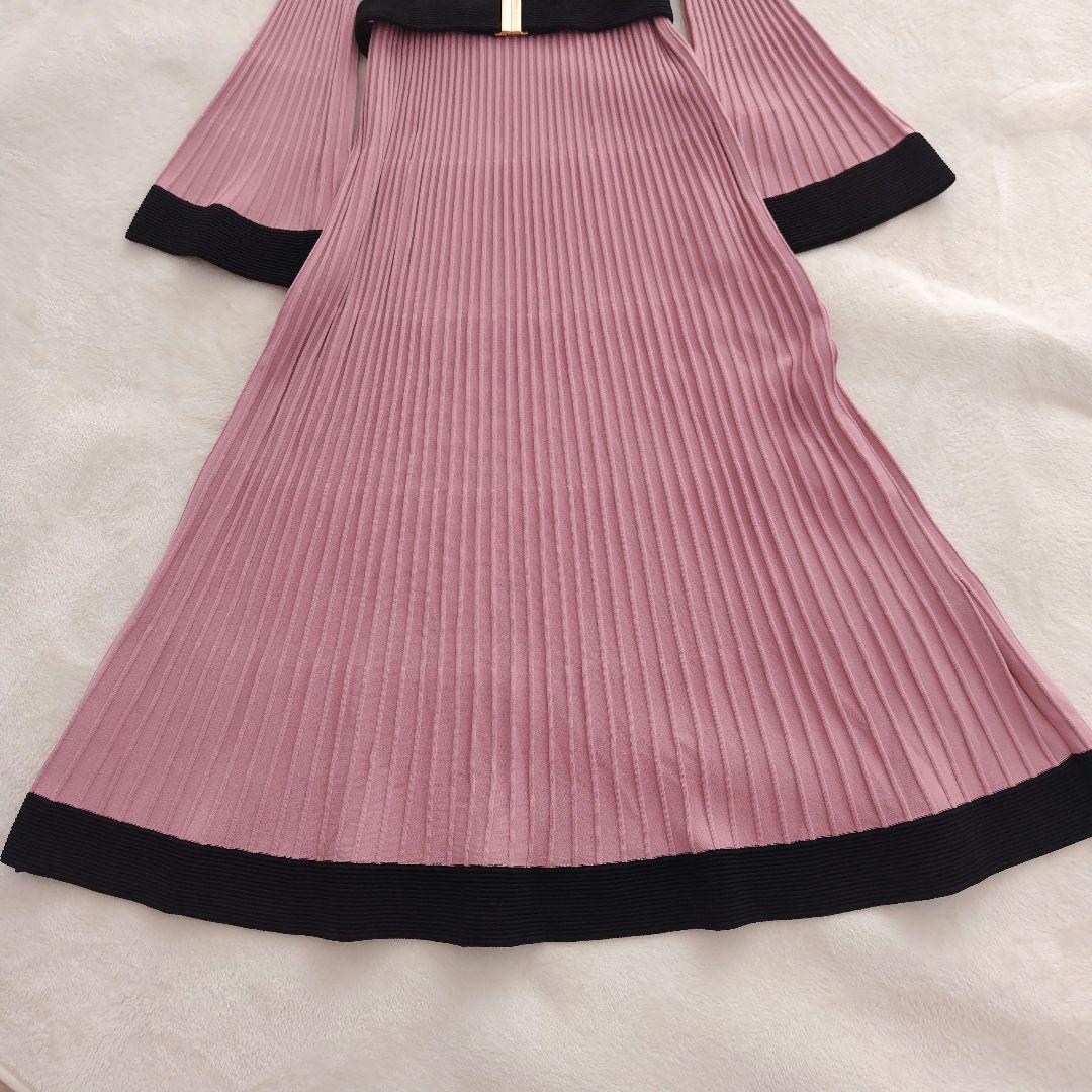 タグ付✨エポカ 23SS グラデーションリブ ニット ワンピース 40