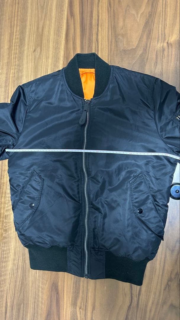 【現行モデル・美品】ALPHA MA-1 ジャパンスペック ブラック M