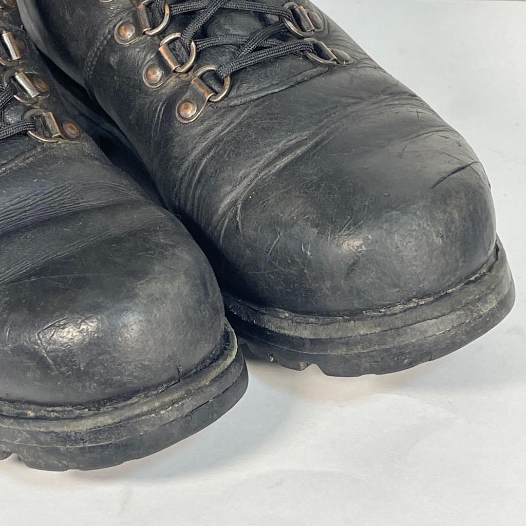 レア00's オーストリア軍 オールレザー コンバットブーツ ビンテージ