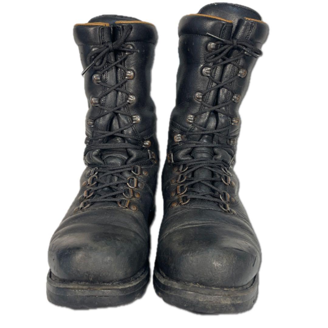 レア00's オーストリア軍 オールレザー コンバットブーツ ビンテージ