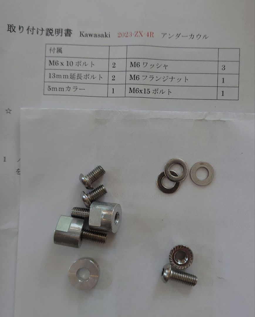 Magical Racing ZX4R アンダーカウル +タンクエンド