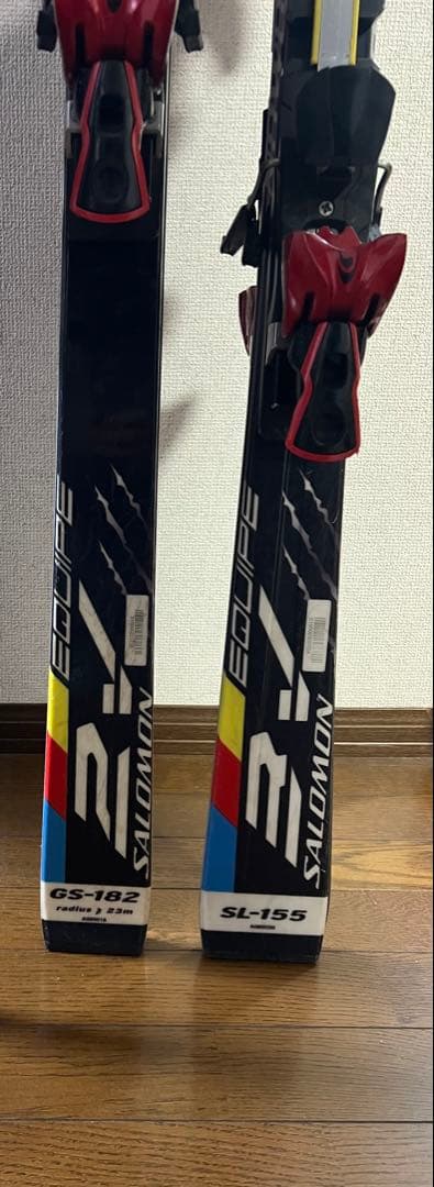 Salomon スキー GS-182 SL-155 バインディング付き
