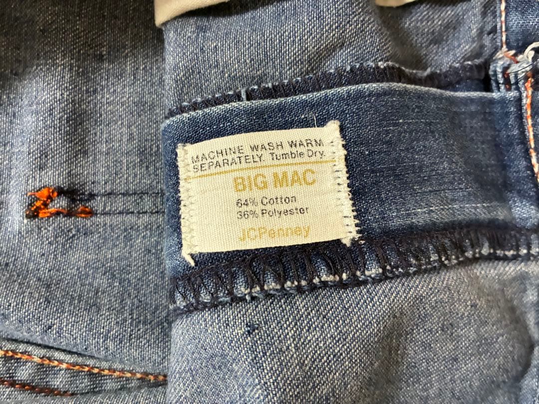 60s 70s BIGMAC ペインターデニム