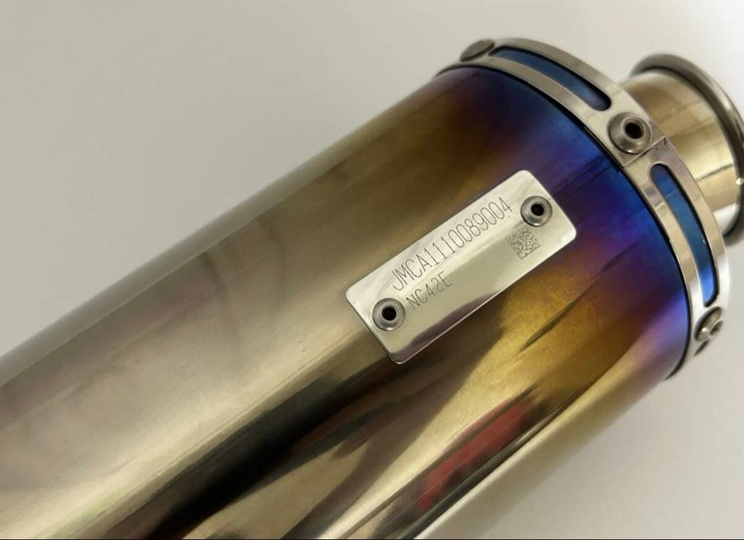 CB400SF（NC42前期用）スリップオンマフラー 車検対応　アールズギヤ