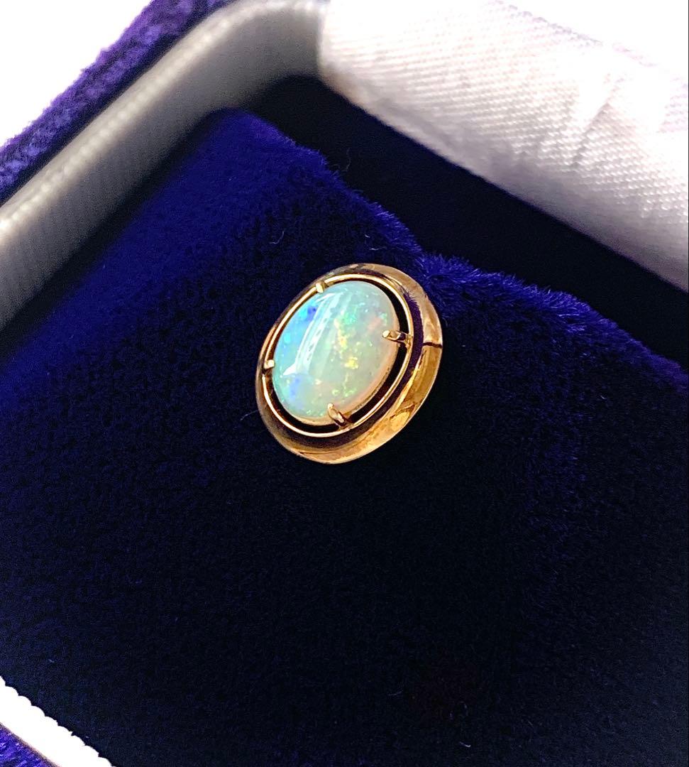 ⭐︎K18 ヴィンテージ オパール タイピン ゴールド⭐︎