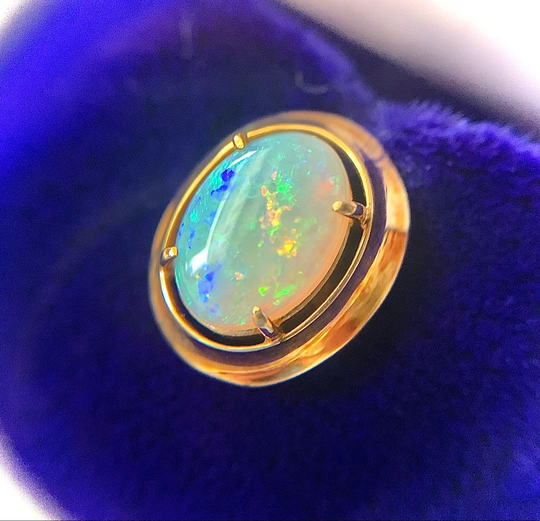 ⭐︎K18 ヴィンテージ オパール タイピン ゴールド⭐︎