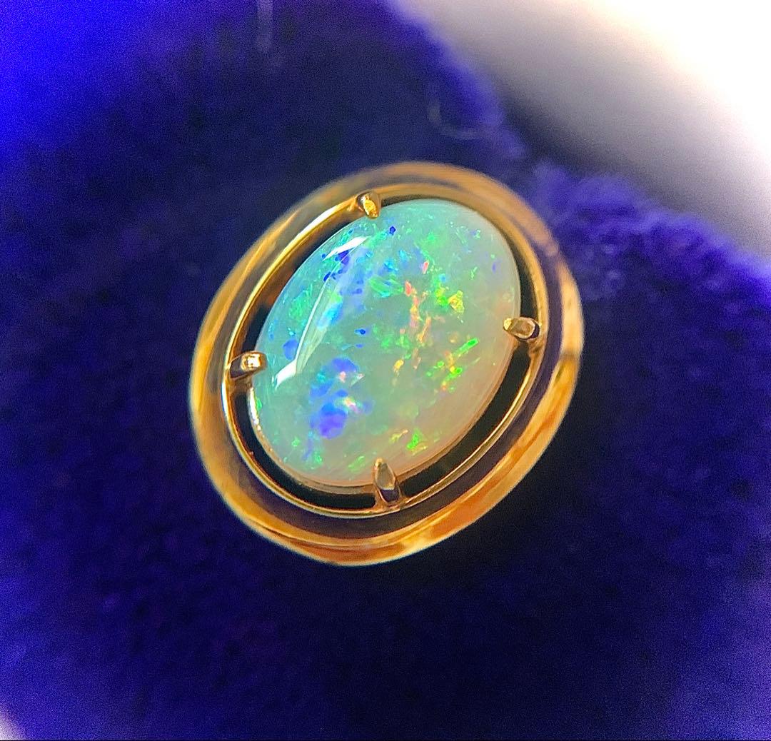 ⭐︎K18 ヴィンテージ オパール タイピン ゴールド⭐︎